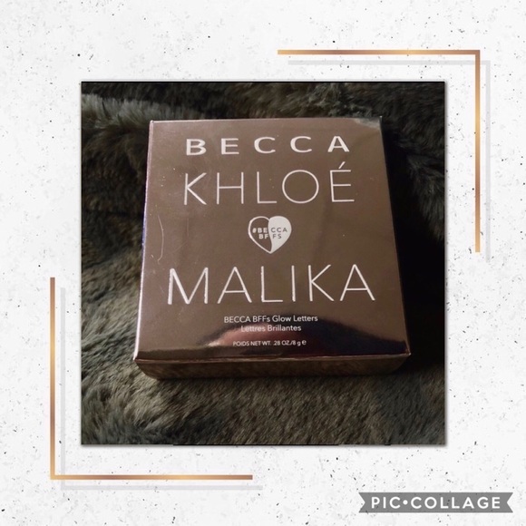 ✨ $2/30✨ BECCA KHLOE AND MALIKA BFF GLOW LETTERS ✨